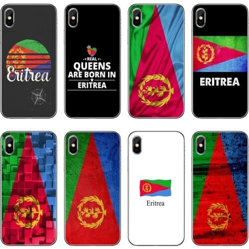 Silicone Phone Case For Huawei P30 P20 Pro P10 P9 P8 Lite Y5 Y6 Y7 Y9 P Smart Plus 2018 2019 Eritrea National Flag