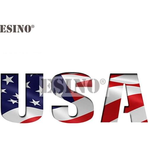 Car Styling Creative USA America National Flag Car Decorative Decal Cartoon PVC Waterproof Car Body Sticker Pattern Vinyl