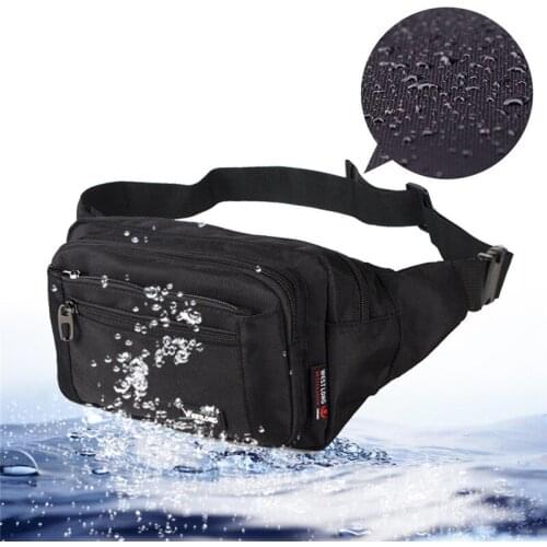 Fashion Men Outdoor Sports Waist Bag Travel Fanny Pack Waterproof Shoulder Belt Bag Male Messenger Bags Teenager Chest Bag