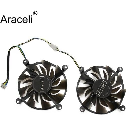 2pcs/lot Cooler Fan 12V 83mm 4Pin For ZOTAC GTX 950-2GD5 TSI PA GTX 960-4GD5 HB Graphics Card Cooling Fan