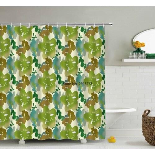 3d Shower Curtains Bathroom Waterproof Cartoon lovely Deer Cat Bathroom Curtains 180*240cm Fabric Printing Child Bath Screen