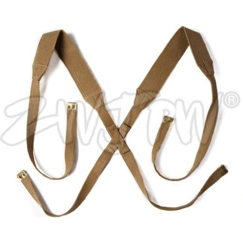 WW2 WWII UK BRITISH ARMY EQUIPMENT P37 X STRAP COTTON BLEND Replica HIGH QUALITY