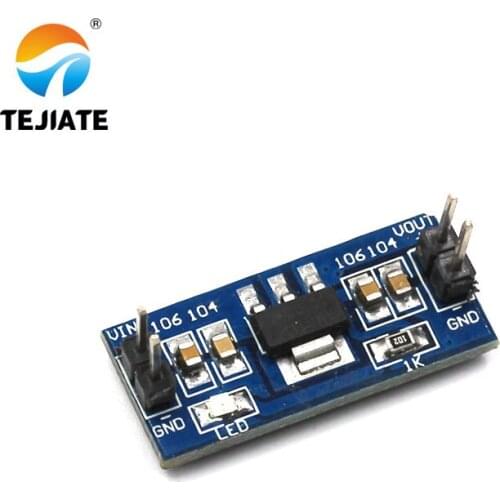 1PCS AMS1117 Lower-voltage Power Module Singlechip Unit 3.3/5V Stabilivolt Power Supply Board