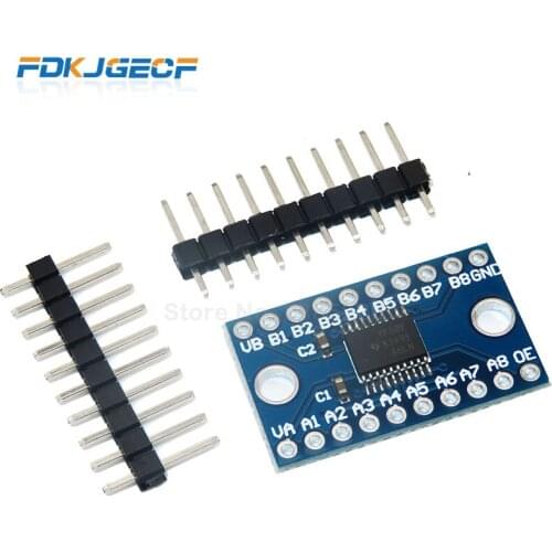 10pcs 3.3V 5V TXS0108E 8 Channel Logic Level Converter Convert TTL Bi-directional Mutual Convert