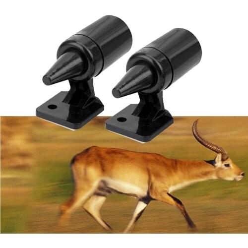 2pcs Car Deer Animal Alert Whistle for audi a1 ford focus 2 audi a5 suzuki swift toyota chr bmw f31 opel mokka