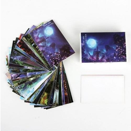30 Sheets/Set Dream Fairyland LOMO Card Mini Postcard/Greeting Card/Message Card/Birthday Letter Envelope Gift Card