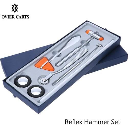 5Pcs Percussion hammer Multifunctional Percussor Diagnostic Reflex Percussion Hammer Set Medical Neurological Massage Hammer Kit