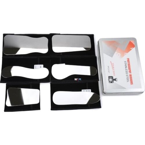 6pcs/set Intra-oral Mirror Teeth Whitening Photography Double Side Reflector Orthodontic Mirror