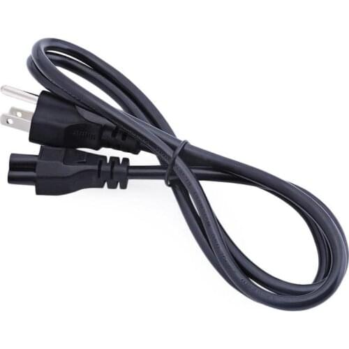 3-Prong AC Power Cord Adapter 1.2m Three-hole European EU/US Standard Plum Notebook Plug Cord For Laptop Power Tail Charger K2L1