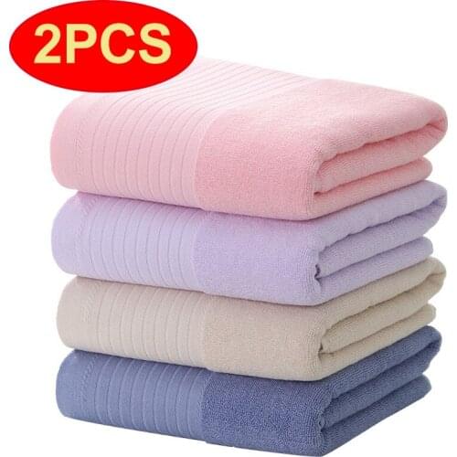 Quick Drying Pure Cotton Towel Stripe Face Hand Bath Cloth Bathroom Absorbent 4 Gift 35*75cm Home Colors