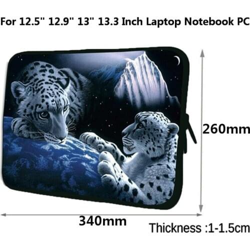 Zipper Laptop 13" Ultrabook Bag Cover For Huawei Matebook 13 Macbook Air 13.3 A2179 Xiaomi Lenovo 13.3" 12.9 Inch Notebook Case