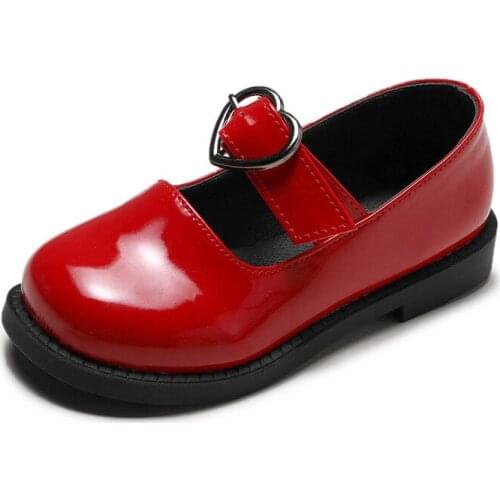 Children Flat Shoes Girl Jane Dress Shoes Leather Party Casual Kids Girl School Uniform Shoes Spring Autumn