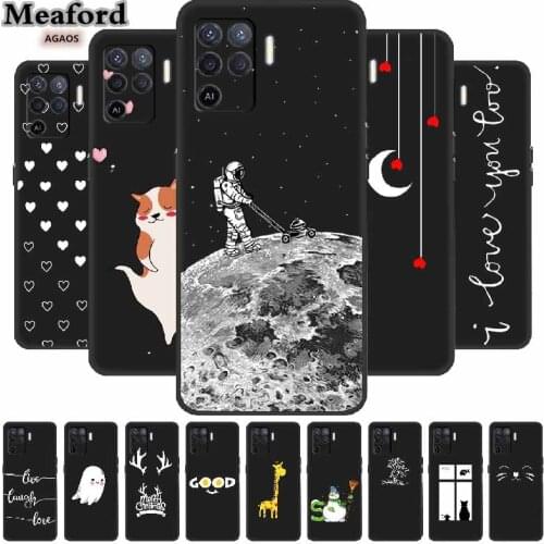 For OPPO A94 A74 A93 4G 5G Case Silicone Soft TPU Phone Case Cover For OPPO Reno 5 Reno5 Z / F / Pro / Lite Case Reno Black Case