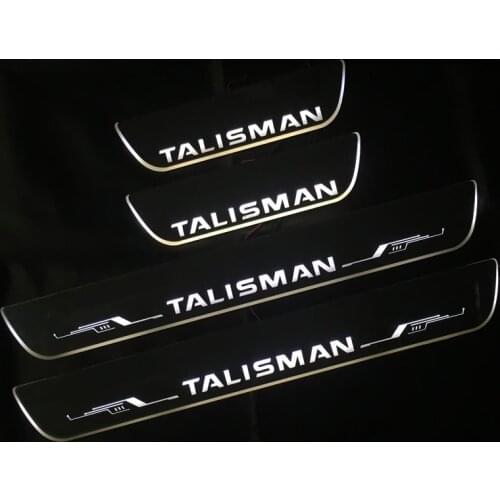 Welcome Pedal Lights For Renault Talisman 2019 2020 Pedal car Door Sill Pathway Lamp led thresholds scuff plates auto Avante md