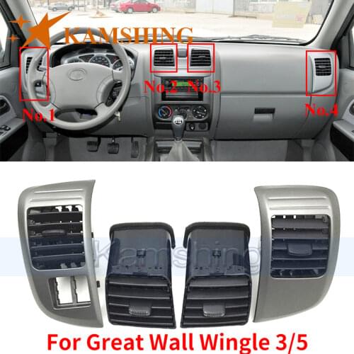 Kamshing For Great Wall Wingle 3/5 Car Dashboard Air Conditioning Instrument Panel Grille Air Conditioner Vent Outlet Frame