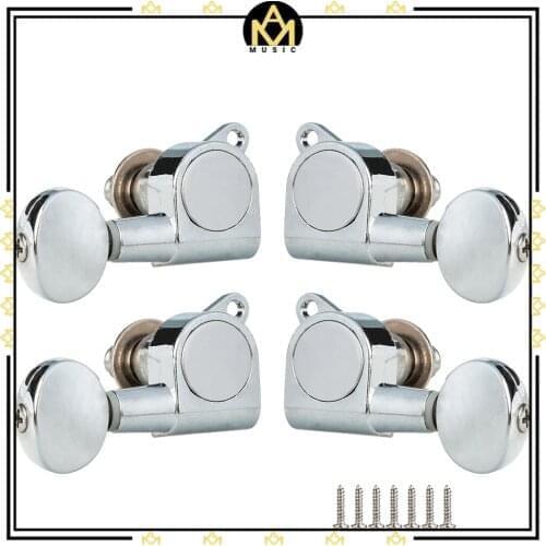 Multitool Tuning Pegs Tuners Machine Heads 2R 2L Button Strings Tuners Head For 4 String Ukulele Parts+4 Screws