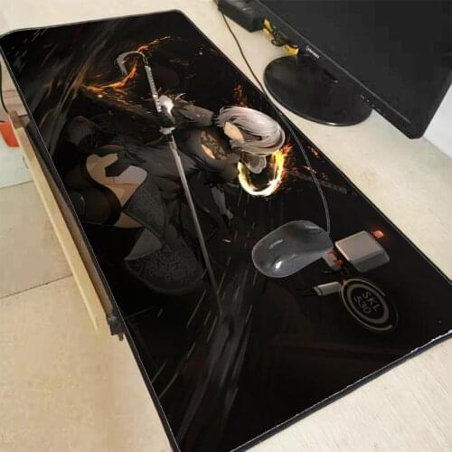 Mairuige 90*40cm Mouse Pad NieR Automata Anime Sexy Gaming XL Large Grande Mouse Pad Gamer Desktop Decoration Keyboard Mat