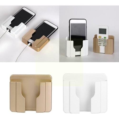 Creative Shelf Phone Charging Bracket Sticky Wall Phone 86 Type Free Installation Charging Wire Shelf Creative Bracket Remote