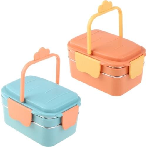 Stainless Steel and PE Bento Box Creative Cute Radish Portable Heat Preservation Lunch Box Student Compartment Lunch Box