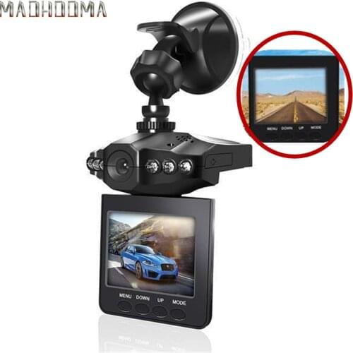MaoHooMa Set Mintiml Recorder Newest 270 Degrees Rotatable 2.5" TFT LCD Screen 6 IR LED Night Vision HD Car DVR Camera Recorder