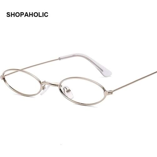 Unisex Fashion Classic Gold Metal Frame Glasses Women Men Classical Vintage Style Optical Glasses Transparent For Reading
