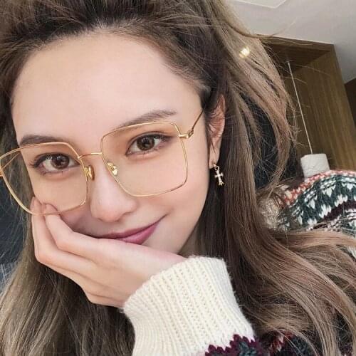 NLJ Anti Blue Light Goggle Blocking Screen Glasses squareFor Computer Protection Women Men Reading Vintage Retro Classic GlasseS