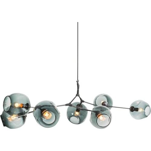 Nordic LED E27 Pendant Light Modern design gradient Glass Dining Room Kitchen Light Designer Hanging Lamps Lustre Lighting