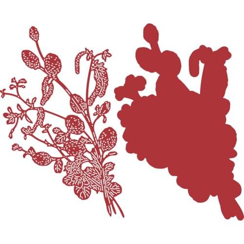 Hickory Catkins 2021 DIY Arrival New Metal Cutting Dies Diary Scrapbooking Craft Engraving Greeting Card Decorative Handmade