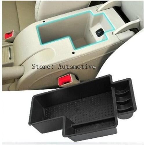 FIT FOR SKODA SUPERB 2009 2011 2012 2013 2014 2015 LHD ARMREST ARM REST CENTER CONSOLE STORAGE BOX PALLET ORGANIZER CONTAINER