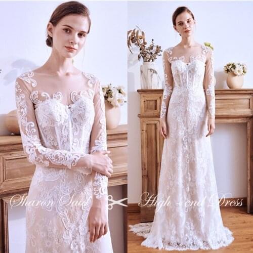 Long Wedding Dresses Sharon Said China