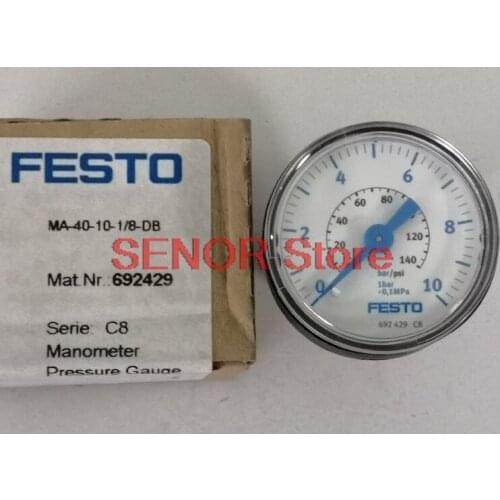 Brand new original pressure gauge MA-40-10-1/8-DB (692429)