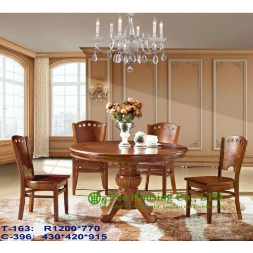 T-163,C-396 Luxurious Solid Dining Chair,Solid Wood Dinning Table Furniture With Chairs/Home furniture