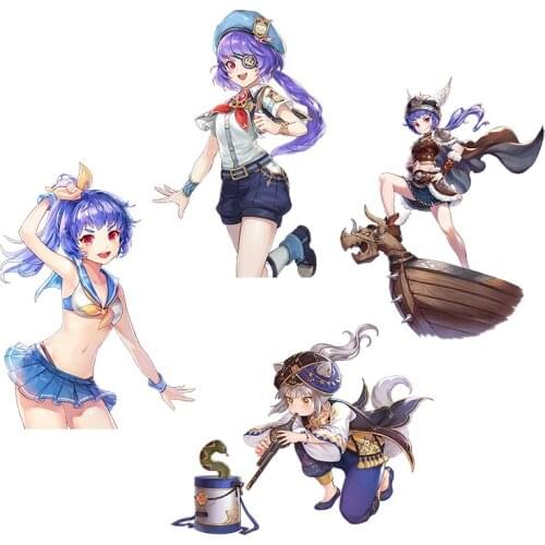 Three Ratels CDM352 Kings Raid Waterproof stickers for moto auto car Gift Bicycle Computer gabinete gamer decals