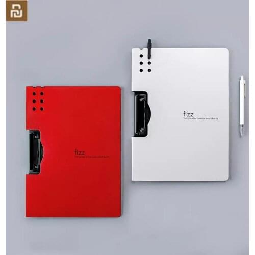 Youpin Fizz Horizontal A4 Folder Matte Texture Portable Pad Portable Pen Tray Thicken Briefcase School Office Supplies 6 Colors