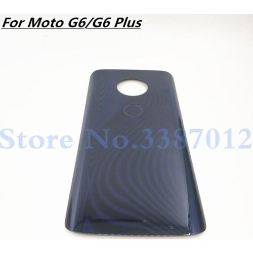 Replacement For Motorola Moto G6 Plus Battery Cover Rear Door Housing Case With Adhesive Stickers