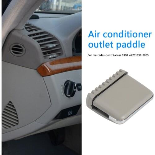 Air Vent Tab Clip Outdoor Personal Car Parts Decoration Left/Right AC for Mercedes Benz S Class S300 W220 1998-2005