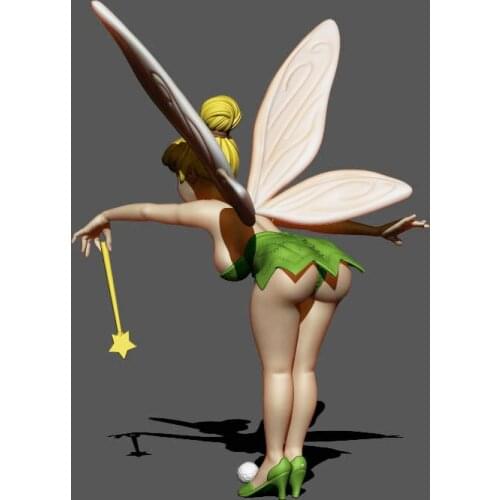 1/24 100mm Resin Model Butterfly Fairy Gir Figure Unpainted No Color RW-288