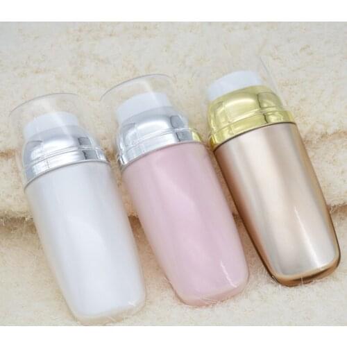 100 x 30ml Empty BB CC Face Cream Acrylic Tubes Pink Gold Liquid Makeup Foundation Pump Airless Travel Bottles Containers