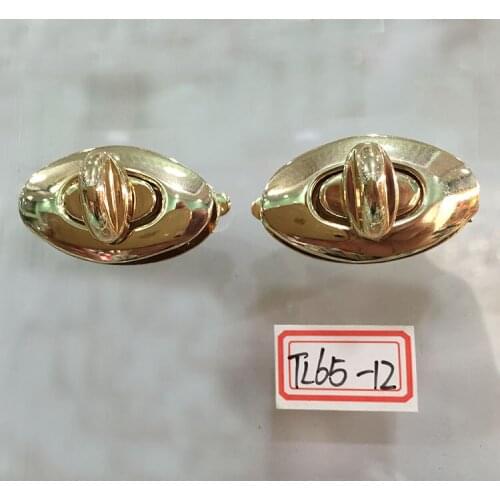 4 cm Gold Purse lock twist purse turn lock clutch lock