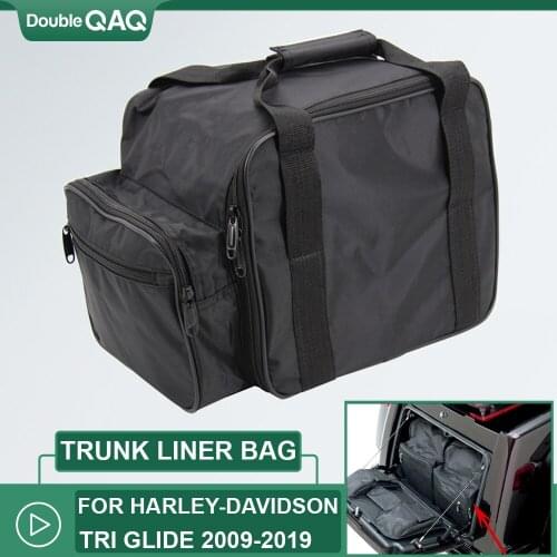For Harley-Davidson Tri Glide Trike 2009-2019 2Pcs Saddlebags Motorcycle Liner Trunk Luggage Bags Bag