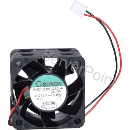 For SUNON PMD1238PQBX-A Two Lines DC12V 5.8W Cooler Fan