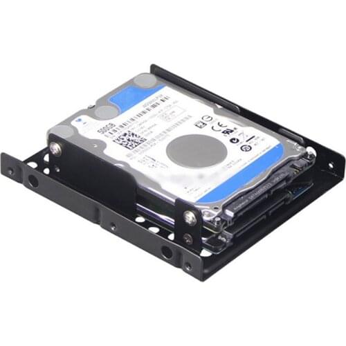 Dual Desktop SSD Mounting Bracket 2.5 To 3.5 inch Hard Disk Bracket Hard Drive Internal Adapter Mounting Kit Bracket