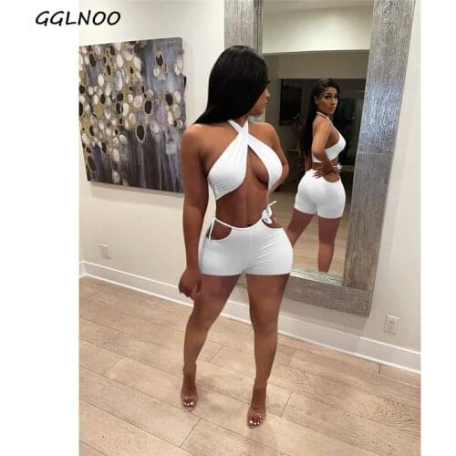 GGLNO Sexy Hot Sale Two Pieces Sleeveless Casual Fashion Solid Two-Piece Trouser Suit Women Ladies Casual WearTwo-piece shorts