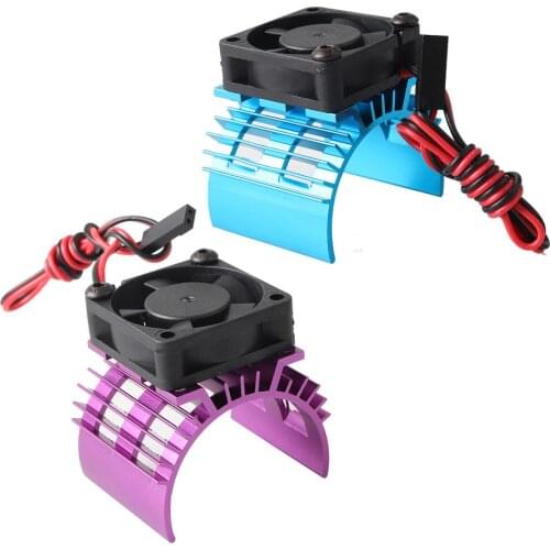 Metal 540 Brushless Motor Heatsink Part with Cooling Fan for 1/10 HSP RC Car for 1/10 HSP RC Car Car 94111/ 94123/ 94107/ 94170