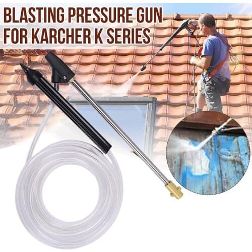 Car Washer Jet Lance Nozzle Head for Karcher HD Series High Pressure Washer Sandblaster with 2 Nozzle Tip