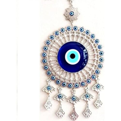 Turkish Evil Eye Wall Hanging Pendant Amulet Evil Eye Home Decoration Office Made in Turkey High Quality Decor Sircle