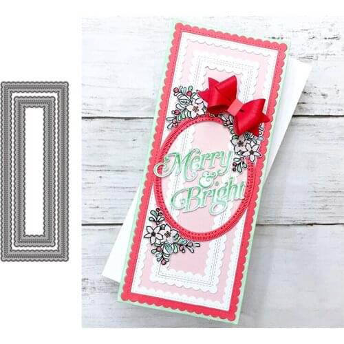 New Basic Frame Cutting Dies Stamps Dies Scrapbooking Mold Cut DIY Handmade Tools Craft Decoration Metal Cutting Dies New 2021