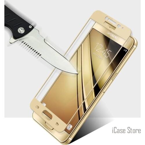 Full Screen Protection Tempered Glass For Samsung Galaxy S7 C5 C5000 C7 C7000 Screen Protector Film 9H Hardness Explosion Proof