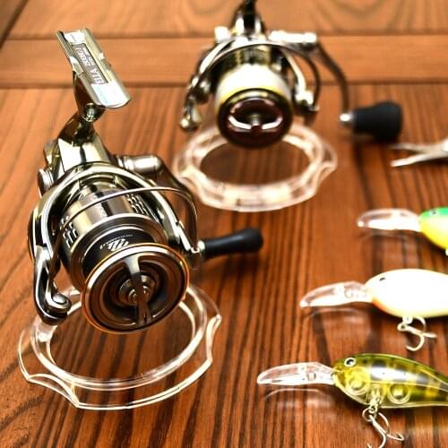 STELLA VANFORD STRADIC Spinning Fishing Reel Spool Wheel Lure Display Rack Stand Shelf Holder Support Gear Storage Decoration