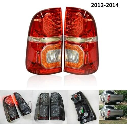CITYCARAUOT HIGH LEVEL ORIGINAL STYLE LED REAR LIGHTS TAIL LAMP PARKING LIGHTS FIT FOR TOYTA HILUX VIGO 2012-2014 PICKUP CAR